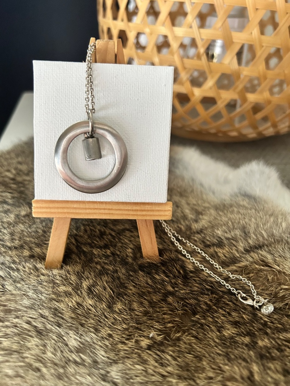 925 Siver Metal Smith "INFINITY" necklace